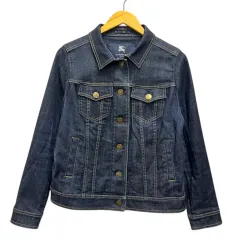 バーバリー ロンドン BURBERRY LONDON デニムジャケット Gジャン B2E04-119-28 無地 長袖 44 インディゴブルー 