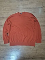 UNIQLO ユニクロ オレンジ色 カシミア ニット XXL