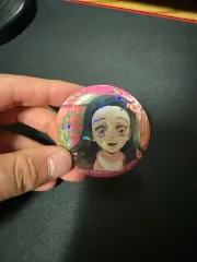 鬼滅の刃 禰豆子 ホログラムバッジ