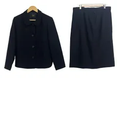 Leilian(レリアン) スカートスーツ レディース美品  - ダークネイビー