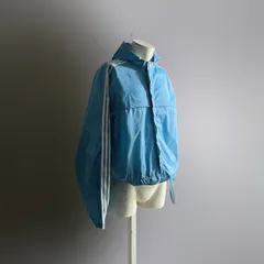 70s ADIDAS アディダス ヴィンテージ ナイロンジャケット フーディー パーカー ブルゾン 希少 ドローコード レアカラー トラックジャケット Europe ウィンドブレーカー ウィンブレ