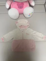 エトワ ボア/ファー フード アウター/ジャケット 2yサイズ