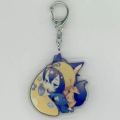 とうけんにゃんぶアクリルキーホルダー 内番ver 三日月宗近(夢ノ内千春
