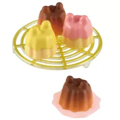 【中古】おもちゃ 3.くまカヌレ 「シルバニアファミリー 森のかわいいケーキ屋さん」