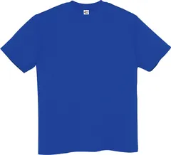 アイトス AITOZ Tシャツ 半袖 トップス ヘビーウェイト 部活動 チーム イベント クラス ニュアンス 屋外 野外 ボランティア メンズ 男性用 レディース 女性用 大人用  MT180 011 ロイヤルブルー