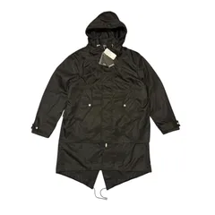 国内正規 未使用 DSQUARED2 ナイロンモッズコート モッズコート ディースクエアード S74AH0109 ブラック 46 （1178M）