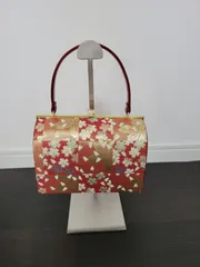 和装バッグ 和装小物 フォーマル バッグ 着物 ゴールド 花柄 成人式