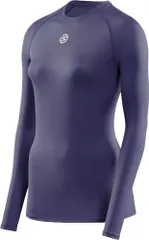 スキンズ SKINS シリーズ1 SERIES-1 ウィメンズ トップス ロングスリーブ レディース インナーシャツ アンダーシャツ コンプレッション 着圧 スポーツウェア 長袖  18221110 098 ネイビー