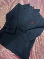 赤ちゃん服) ポロ 9M モックネックジップアップ