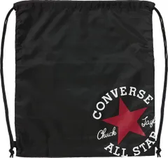 コンバース CONVERSE ナップサックL バッグ バスケ バスケットボール ケース ボールケース ボール入れ ジムバッグ ジムサック 収納 鞄 かばん 軽量 スポーツ 部活 遠足 学校  C2255092 1963 ブラック×マゼンタ