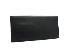 ■美品■ YVESSAINTLAURENT イヴサンローラン レザー 二つ折り 長財布 ウォレット 札入れ 小銭入れ カード入れ ブラック系 DI6334