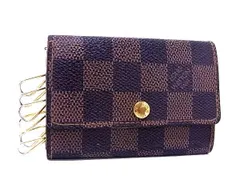 LOUIS VUITTON ルイヴィトン N62630 ダミエ ミュルティクレ6 6連 キーケース 鍵入れ ブラウン系 DL4978