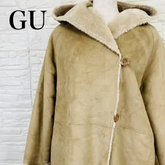美品L GU ジーユー フェイクムートンコート 0168Kのサムネイル
