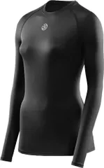 スキンズ SKINS シリーズ1 SERIES-1 ウィメンズ トップス ロングスリーブ レディース インナーシャツ アンダーシャツ コンプレッション 着圧 スポーツウェア 長袖  18221110 019 ブラック