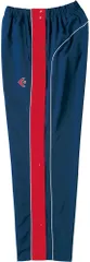 コンバース CONVERSE バスケット ジュニア ウォームアップパンツ キッズ 子供 長ズボン ボトムス ロング丈 サイドフルオープン 裏起毛 撥水 透湿 練習 トレーニング 部活動 クラブ チーム  CB482501P 2964 ネイビー×レッド