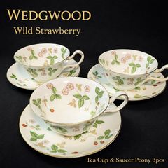 Wedgwood Wild Strawberry カップ＆ソーサー 2客 - メルカリ