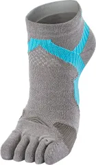 ファイテン Phiten 足王   ソッキング   5 本指 レディース  AL947370 ライトグレー/スカイブルー