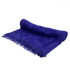 HERMES(エルメス) ストール(ショール) - パープル カシミヤ、シルク