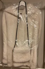 新品 マリ・クレール ファーコート ファージャケット (アイボリー)