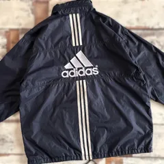 adidas アディダス ナイロンジャケット トレフォイルロゴ スリーストライプ　古着　 L
