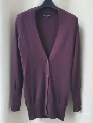 バナナリパブリック バーガンディ レディース カーディガン