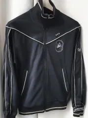 ナイキ ブラック ジップアップ トラック ジャージ ジャケット