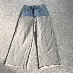 デニムスウェットパンツ