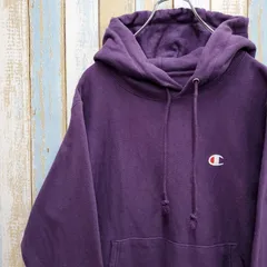 HA339☆チャンピオン☆リバースウィーブスウェットパーカー☆刺繍ロゴ☆M相当