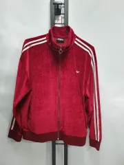 ノルディ ツアーベルベット トラックジャージ バーガンディ m