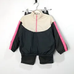 (110) キッズ キルティング トレーニングウェア セット