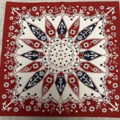 バンダナ 大判 ハンカチーフ ヴィンテージ アメカジ ウエスタン スカーフ ハンカチ