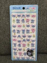 正規品　ボンボンドロップシール ディズニー スティッチ BONBON DROP シール mini ぷっくり 立体 デコ用