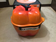 未使用 ル・クルーゼ パンプキンココット両手鍋 22cm テラコッタ