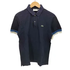 ラコステ LACOSTE CLASSIC FIT 鹿の子 ワンポイント 刺繍 S/S ポロシャツ メンズ import：S 