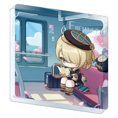 原神フレミネ アクリルブロック 缶バッジ セット たびこごろの赴くまま