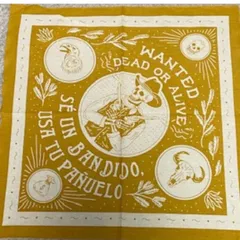 バンダナ 大判 ウエスタン ドクロ ハンカチーフ ヴィンテージ アメカジ ハンカチ