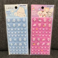 ふぁみい もちもちパンダ ドロップブロックシール 2点セット 正規品 新品 KAMIO JAPAN タイルシール