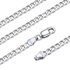 【特価商品】チェーンネックレス 金属アレルギー レディース 喜平 チェーンのみ 55cm メンズ 幅3mm ネックレス シルバー925 アクセサリー [Silvora]