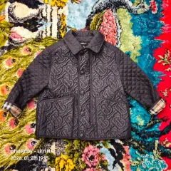 バーバリー キッズ モノグラム キルティング ジャケット 4Y