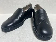 美品 アシックス ペダラ 黒 コンフォートシューズ 22.5 EEE