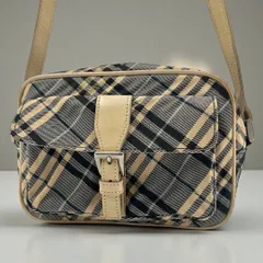 【レア】 バーバリーブルーレーベル ショルダーバッグ ノバチェック バックル