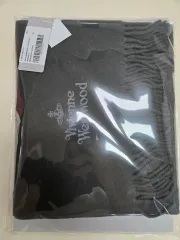 新品 VIVIENNE WESTWOOD アンソラサイト ロゴ スカーフ VIVIEN プレゼント包装紙同梱