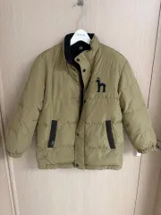 HAZZYS キッズ リバーシブル ダックダウン ダウンジャケット 145