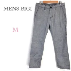 メンズ ビギ♡MENS BIGI【M】カジュアルパンツ スラックス ストライプ柄 スーツ オフィス 日本製