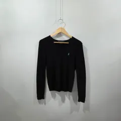 POLO RALPH LAUREN (ポロラルフローレン) ウィメンズ カシミア ブレンド Vネック ニット M