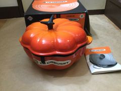 未使用 ル・クルーゼ パンプキンココット両手鍋 22cm テラコッタ