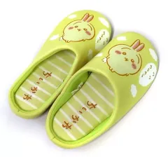 【中古】ルームシューズ・室内履き うさぎ ボーダールームシューズ 「ちいかわ」