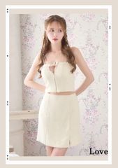 新品　キャバドレス　ミニドレス キャミ　セットLoveRich ベージュ 新品 キャバドレス ミニドレス キャミ セットLoveRich ベージュ - メルカリ