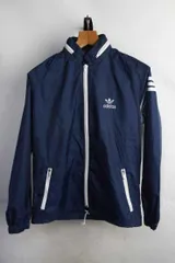 1980年代 adidas アディダス 肩3本ライン ナイロンジャケット【S】【古着】【中古】【メンズ】【レディース】【ヴィンテージ】 【ビンテージ】【vintage】【アメカジ】ジャージ 80’s 80s 90年代 ジャンパー トラックトップ サッカー