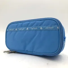 MARY QUANT マリークワント ポーチ ペンケース ブルー 小物入れ デイジー